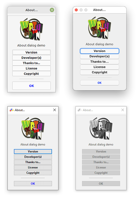 New custom "About" dialog - wxPython Dev - Discuss wxPython